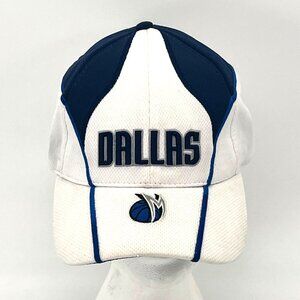 Dallas Mavericks Basketball Drew Pearson DP NBA Cap Hat White & Blue One Size